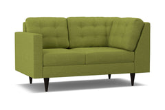 Logan Left Arm Corner Loveseat :: Leg Finish: Espresso / Configuration: LAF - Chaise on the Left