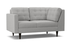 Logan Left Arm Corner Loveseat :: Leg Finish: Espresso / Configuration: LAF - Chaise on the Left