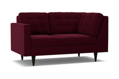 Logan Left Arm Corner Loveseat :: Leg Finish: Espresso / Configuration: LAF - Chaise on the Left