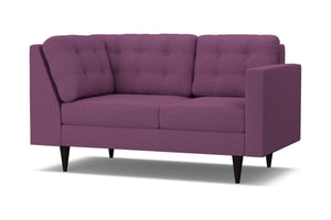 Logan Right Arm Corner Loveseat :: Leg Finish: Espresso / Configuration: RAF - Chaise on the Right