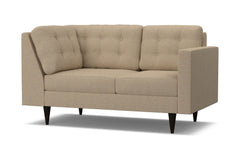 Logan Right Arm Corner Loveseat :: Leg Finish: Espresso / Configuration: RAF - Chaise on the Right