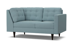 Logan Right Arm Corner Loveseat :: Leg Finish: Espresso / Configuration: RAF - Chaise on the Right