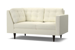 Logan Right Arm Corner Loveseat :: Leg Finish: Espresso / Configuration: RAF - Chaise on the Right