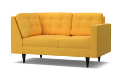 Logan Right Arm Corner Loveseat :: Leg Finish: Espresso / Configuration: RAF - Chaise on the Right