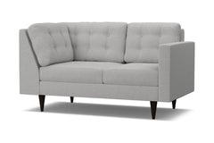 Logan Right Arm Corner Loveseat :: Leg Finish: Espresso / Configuration: RAF - Chaise on the Right