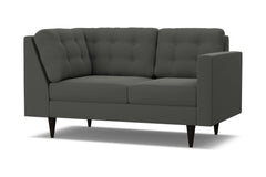 Logan Right Arm Corner Loveseat :: Leg Finish: Espresso / Configuration: RAF - Chaise on the Right