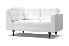 Logan Right Arm Corner Loveseat :: Leg Finish: Espresso / Configuration: RAF - Chaise on the Right