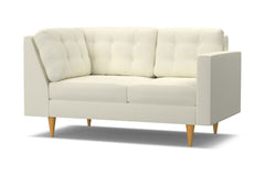 Logan Right Arm Corner Loveseat :: Leg Finish: Natural / Configuration: RAF - Chaise on the Right