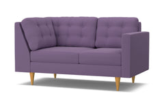 Logan Right Arm Corner Loveseat :: Leg Finish: Natural / Configuration: RAF - Chaise on the Right