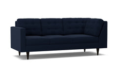 Logan Left Arm Corner Sofa :: Leg Finish: Espresso / Configuration: LAF - Chaise on the Left