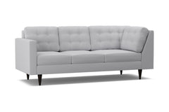Logan Left Arm Corner Sofa :: Leg Finish: Espresso / Configuration: LAF - Chaise on the Left