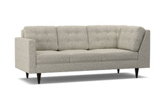 Logan Left Arm Corner Sofa :: Leg Finish: Espresso / Configuration: LAF - Chaise on the Left