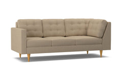 Logan Left Arm Corner Sofa :: Leg Finish: Natural / Configuration: LAF - Chaise on the Left