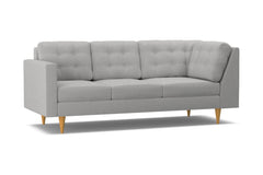 Logan Left Arm Corner Sofa :: Leg Finish: Natural / Configuration: LAF - Chaise on the Left