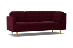 Logan Left Arm Corner Sofa :: Leg Finish: Natural / Configuration: LAF - Chaise on the Left