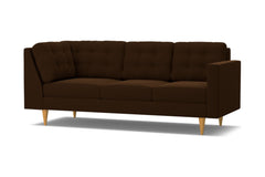 Logan Right Arm Corner Sofa :: Leg Finish: Natural / Configuration: RAF - Chaise on the Right