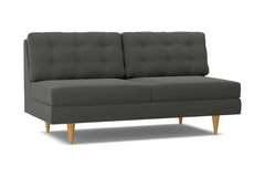 Logan Armless Sofa :: Leg Finish: Natural