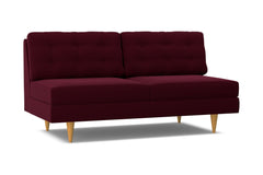 Logan Armless Sofa :: Leg Finish: Natural