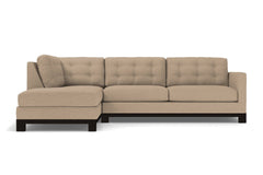 Logan Drive 2pc Sleeper Sectional Sofa :: Leg Finish: Espresso / Configuration: LAF - Chaise on the Left / Sleeper Option: Deluxe Innerspring Mattress