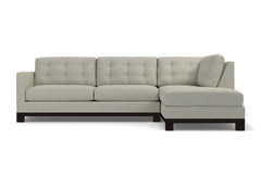 Logan Drive 2pc Sleeper Sectional Sofa :: Leg Finish: Espresso / Configuration: RAF - Chaise on the Right / Sleeper Option: Memory Foam Mattress