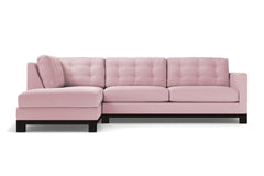 Logan Drive 2pc Sleeper Sectional Sofa :: Leg Finish: Espresso / Configuration: LAF - Chaise on the Left / Sleeper Option: Memory Foam Mattress