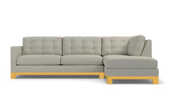 Logan Drive 2pc Sectional Sofa :: Leg Finish: Natural / Configuration: RAF - Chaise on the Right