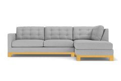 Logan Drive 2pc Sectional Sofa :: Leg Finish: Natural / Configuration: RAF - Chaise on the Right