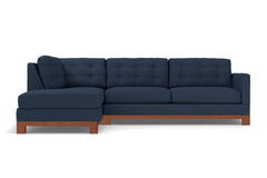 Logan Drive 2pc Sectional Sofa :: Leg Finish: Pecan / Configuration: LAF - Chaise on the Left