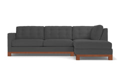 Logan Drive 2pc Sectional Sofa :: Leg Finish: Pecan / Configuration: RAF - Chaise on the Right