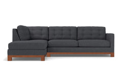 Logan Drive 2pc Sectional Sofa :: Leg Finish: Pecan / Configuration: LAF - Chaise on the Left