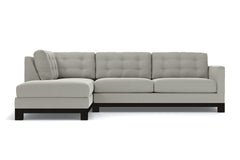 Logan Drive 2pc Sleeper Sectional Sofa :: Leg Finish: Espresso / Configuration: LAF - Chaise on the Left / Sleeper Option: Memory Foam Mattress