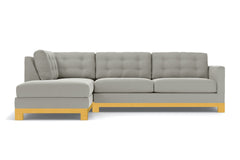 Logan Drive 2pc Sleeper Sectional Sofa :: Leg Finish: Natural / Configuration: LAF - Chaise on the Left / Sleeper Option: Memory Foam Mattress