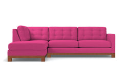 Logan Drive 2pc Sectional Sofa :: Leg Finish: Pecan / Configuration: LAF - Chaise on the Left