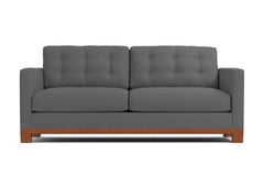 Logan Drive Queen Size Sleeper Sofa Bed :: Leg Finish: Pecan / Sleeper Option: Deluxe Innerspring Mattress