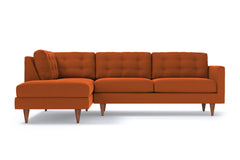 Logan 2pc Sectional Sofa :: Leg Finish: Pecan / Configuration: LAF - Chaise on the Left