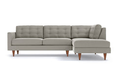 Logan 2pc Sectional Sofa :: Leg Finish: Pecan / Configuration: RAF - Chaise on the Right