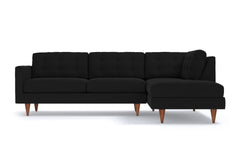 Logan 2pc Sectional Sofa :: Leg Finish: Pecan / Configuration: RAF - Chaise on the Right