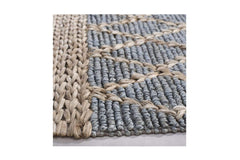 Manali Jute Rug CYAN