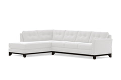 Marco 2pc Sleeper Sectional :: Leg Finish: Espresso / Configuration: LAF - Chaise on the Left / Sleeper Option: Memory Foam Mattress