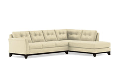 Marco 2pc Sleeper Sectional :: Leg Finish: Espresso / Configuration: RAF - Chaise on the Right / Sleeper Option: Memory Foam Mattress