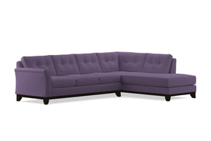 Marco 2pc Sectional Sofa :: Leg Finish: Espresso / Configuration: RAF - Chaise on the Right