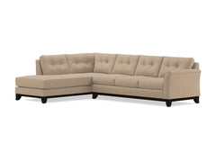 Marco 2pc Sleeper Sectional :: Leg Finish: Espresso / Configuration: LAF - Chaise on the Left / Sleeper Option: Deluxe Innerspring Mattress