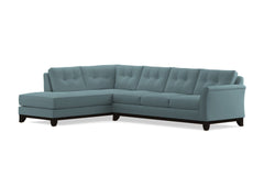 Marco 2pc Sleeper Sectional :: Leg Finish: Espresso / Configuration: LAF - Chaise on the Left / Sleeper Option: Memory Foam Mattress