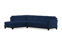 Marco 2pc Sleeper Sectional :: Leg Finish: Espresso / Configuration: LAF - Chaise on the Left / Sleeper Option: Memory Foam Mattress