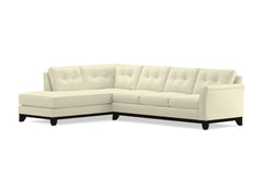 Marco 2pc Sleeper Sectional :: Leg Finish: Espresso / Configuration: LAF - Chaise on the Left / Sleeper Option: Deluxe Innerspring Mattress