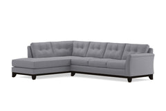 Marco 2pc Sleeper Sectional :: Leg Finish: Espresso / Configuration: LAF - Chaise on the Left / Sleeper Option: Deluxe Innerspring Mattress