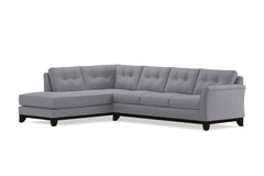 Marco 2pc Sleeper Sectional :: Leg Finish: Espresso / Configuration: LAF - Chaise on the Left / Sleeper Option: Memory Foam Mattress