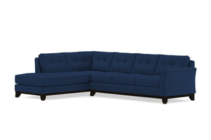 Marco 2pc Sleeper Sectional :: Leg Finish: Espresso / Configuration: LAF - Chaise on the Left / Sleeper Option: Memory Foam Mattress