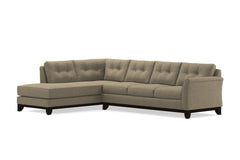 Marco 2pc Sleeper Sectional :: Leg Finish: Espresso / Configuration: LAF - Chaise on the Left / Sleeper Option: Deluxe Innerspring Mattress