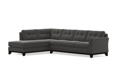 Marco 2pc Sleeper Sectional :: Leg Finish: Espresso / Configuration: LAF - Chaise on the Left / Sleeper Option: Deluxe Innerspring Mattress